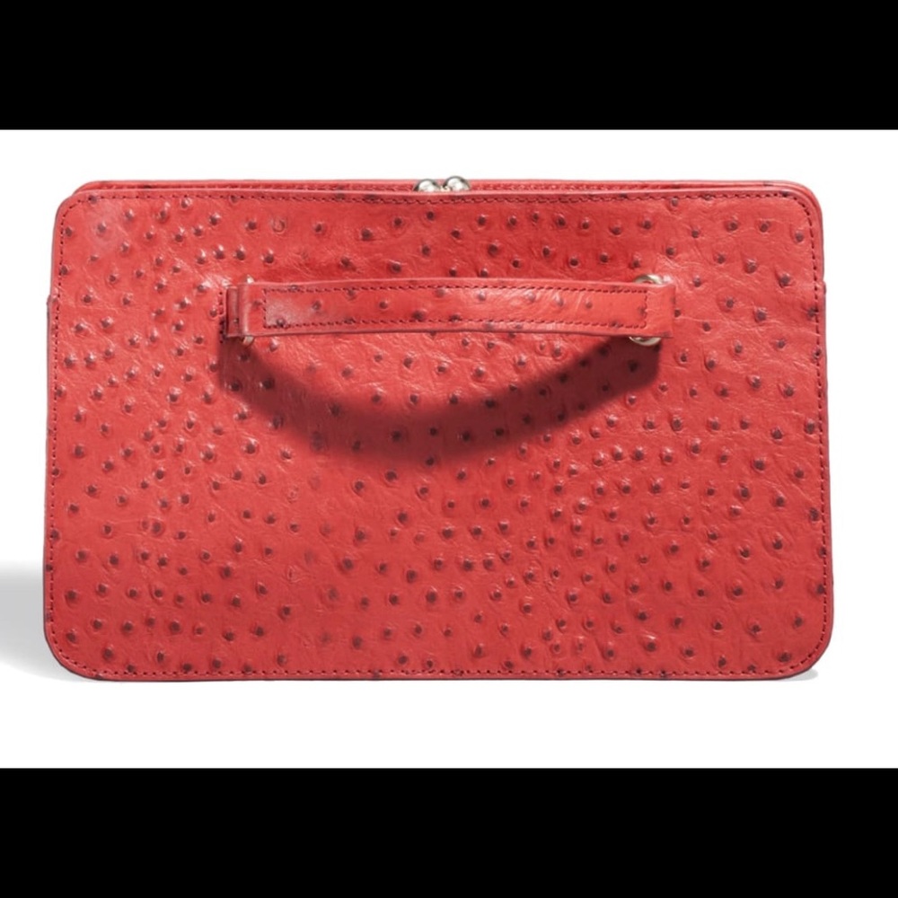 Guess by Marciano ostrich clutch